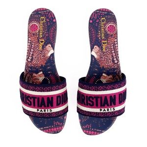 Dior Dway Slides Pink/Blue